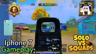 iphone 7 pubg test 2024  | solo vs squad gameplay | pubg mobile 🔥