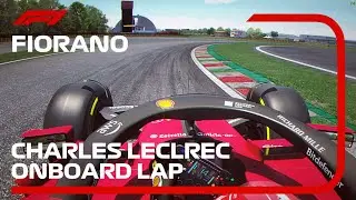 F1 2023 Charles Leclerc Onboard Lap Fiorano Circuit Ferrari Test Track | Assetto Corsa F1 2023 SF-23