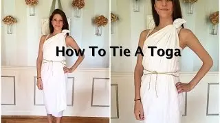How To Tie A Toga Tutorial