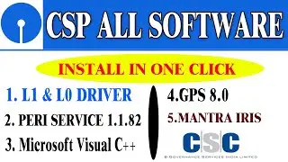 SBI CSP All Software Install In One Click Step By Step Process | Tech Biswajit Official