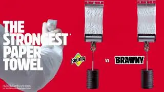 Strength vs. Bounty&reg; Demo :06s | Brawny&reg; 3-Ply Paper Towels
