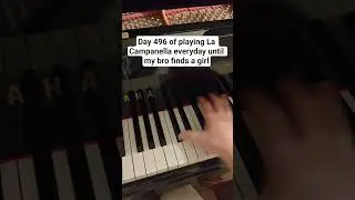 Day 496 of playing La Campanella #piano