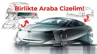 ARABA TASARIMI PHOTOSHOP CIZIM SURECI! #arabatasarimi #entas