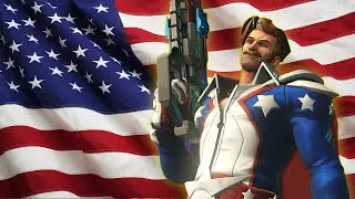 Overwatch: TEAM AMERICA! The Impossible Ana Challenge.
