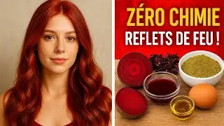 Coloration Naturelle Rouge Cheveux - Recette à la Betterave & Henné🌿