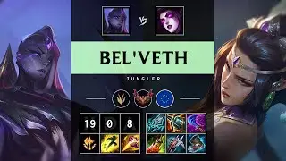 Bel'Veth Jungle vs Morgana: Perfect KDA, Legendary - EUW Grandmaster Patch 14.24