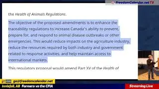 Новые правила CFIA по отслеживанию животных &mdash; объяснение Тима Ховена.