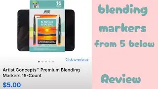 The WORST markers I've ever used! Testing 5 below blending markers