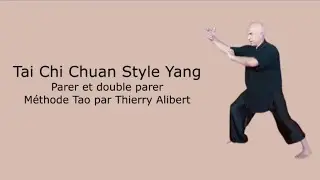 Tai Chi Chuan style Yang - Parer et double parer -  Méthode Tao par Thierry Alibert 7ème Duan FFK