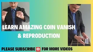 Learn Amazing Coin Vanish and Reproduction in Seconds #magic #magictrickssecret