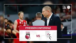 Pressekonferenz Brose Bamberg vs. Telekom Baskets Bonn 75:102