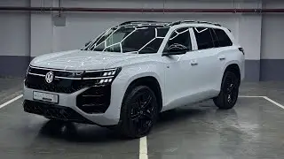 Volkswagen Teramont Pro-2025 рестайлинг в белом: холодильник моей мечты (теперь с колёсами)