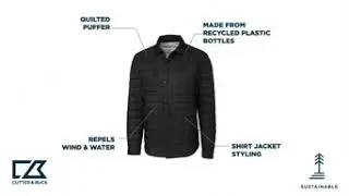 Cutter & Buck Men's Lightweight Primaloft Fill Rainier Shirt Jacket