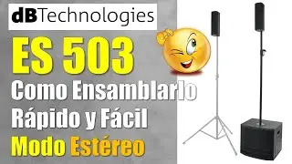 dB Technologies ES 503 &iexcl;Como se arma el sistema paso a paso!