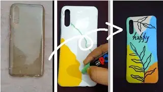 posca pen magic on phone case #painting #coverpainting #poscapen