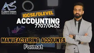 Accounting OLEVELS & IGCSE Class 48 - Manufacturing Accounts