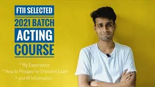 How to Prepare for FTII with FTII Student || Ftii student interview || #ftii #ftiientrance #acting