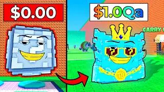 Starting Over With ONLY LUCKY BLOCKS! (Escape Tsunami For Brainrots)