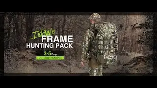 TIDEWE Hunting Backpack 5500cu with Frame and Rain Cover