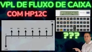 VPL de fluxo de caixa com HP12c