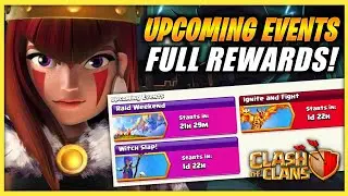 Upcoming Ignite & Flight , Witch Slap Event Full Rewards Coc 2022 🔥| Clash of Clans Upcoming Events