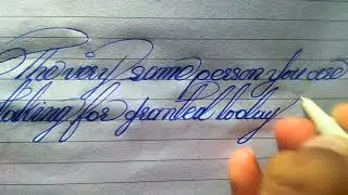 how to write very cool english cursive writing // modern fancy cursive writing //beautiful cursive