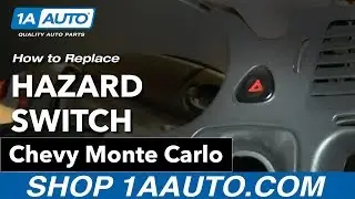 How to Replace Hazard Switch 00-05 Chevy Monte Carlo