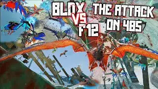 When Megatribes Go To War | BLDX VS F12 | Ark Official PvP|