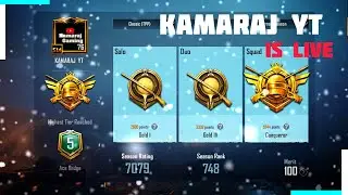 S18 Conqueror is   ON 🔴LIVE #kamarajgaming #kamarajyt