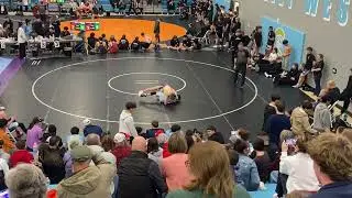Greeley West Duals Varsity 113 lbs vs Greeley West Dominick Fanjoy