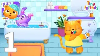 Baby Virtual Pet Care - Feed And Bathe Pets Daily - Interactive Mini‑Games For Kids - Part 1