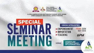 FGBMFI SCP Special Seminar Meeting [ Vision Intensified ]