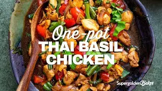 One Pan Thai Basil Chicken (Pad Krapow Gai) | Supergolden Bakes