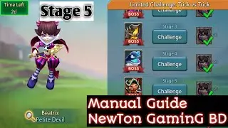 Stage 5 Petite Devil Hero Challenge | Easy Manual Guide & Team Setup | Lords Mobile