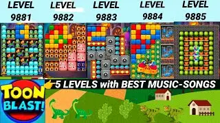 Toon Blast: Levels 9881 - 9885!