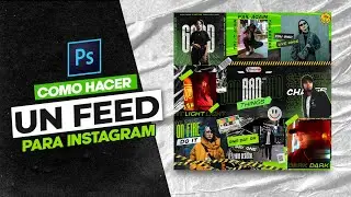 ✨COMO HACER UN FEED PARA INSTAGRAM EN PHOTOSHOP | TUTORIAL DE PHOTOSHOP FEED URBANO