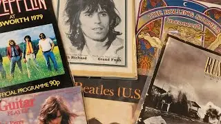 Exploring my Collection of Vintage Music Programs and Magazines #tourbooks #programs #vintagerock