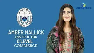 Amber Shami Mullick - O' Level Commerce Teacher at EMPYREAN