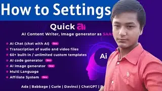 How to Settings QuickAI OpenAI - ChatGPT - AI Writing Assistant and Content Creator as SaaS
