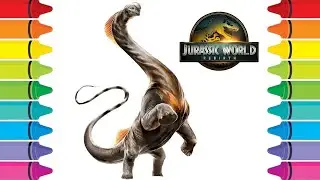 How to Draw Titanosaurus dinosaur from Jurassic World Rebirth Easy Step By Step