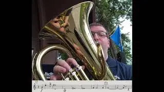 She Dares She Leaps - Brass Band Euphonium Perspective