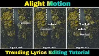 how to create trending Instagram lyrics video?Alight motion text effect/Alight motion preset link