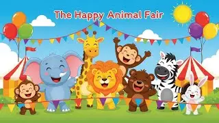 The Happy Animal Fair poem | Nursery Rhymes and Kids Songs (Kids Poem)