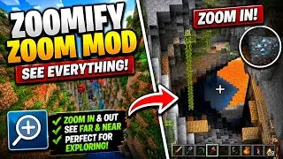 Мод на увеличение масштаба для Minecraft 1.21+