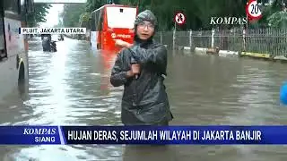 Situasi Lalu Lintas di Pluit: Transjakarta Terjebak Banjir, Motor Warga Mogok