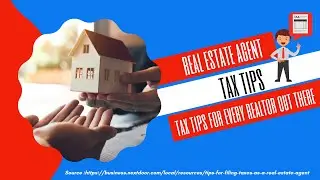 Tax Tips for Real Estate Agents