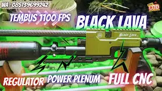 PCP BLACK LAVA BOCAP 500CC TACTIKAL | DILENGKAPI POWER PLENUM DAN REGUL‼️POWER TOP DAN HEMAT ANGIN‼️