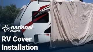 How to Install a Travel Trailer or RV Cover | National Covers