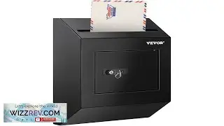 VEVOR Suggestion Box Donation Ballot Box with Key & Combination Lock Wall