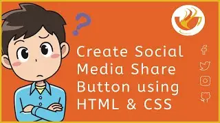 HTML र CSS प्रयोग गरि कसरी Social Media Share Button गराउने @coderflare